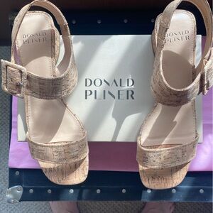 Donald J. Pliner Cork Textured Sandals